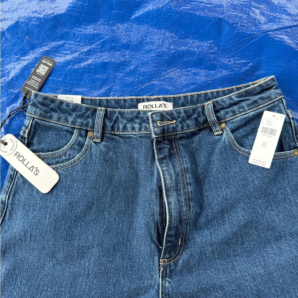 ROLLA'S High Rise Blue Jeans - Picture 2 of 4